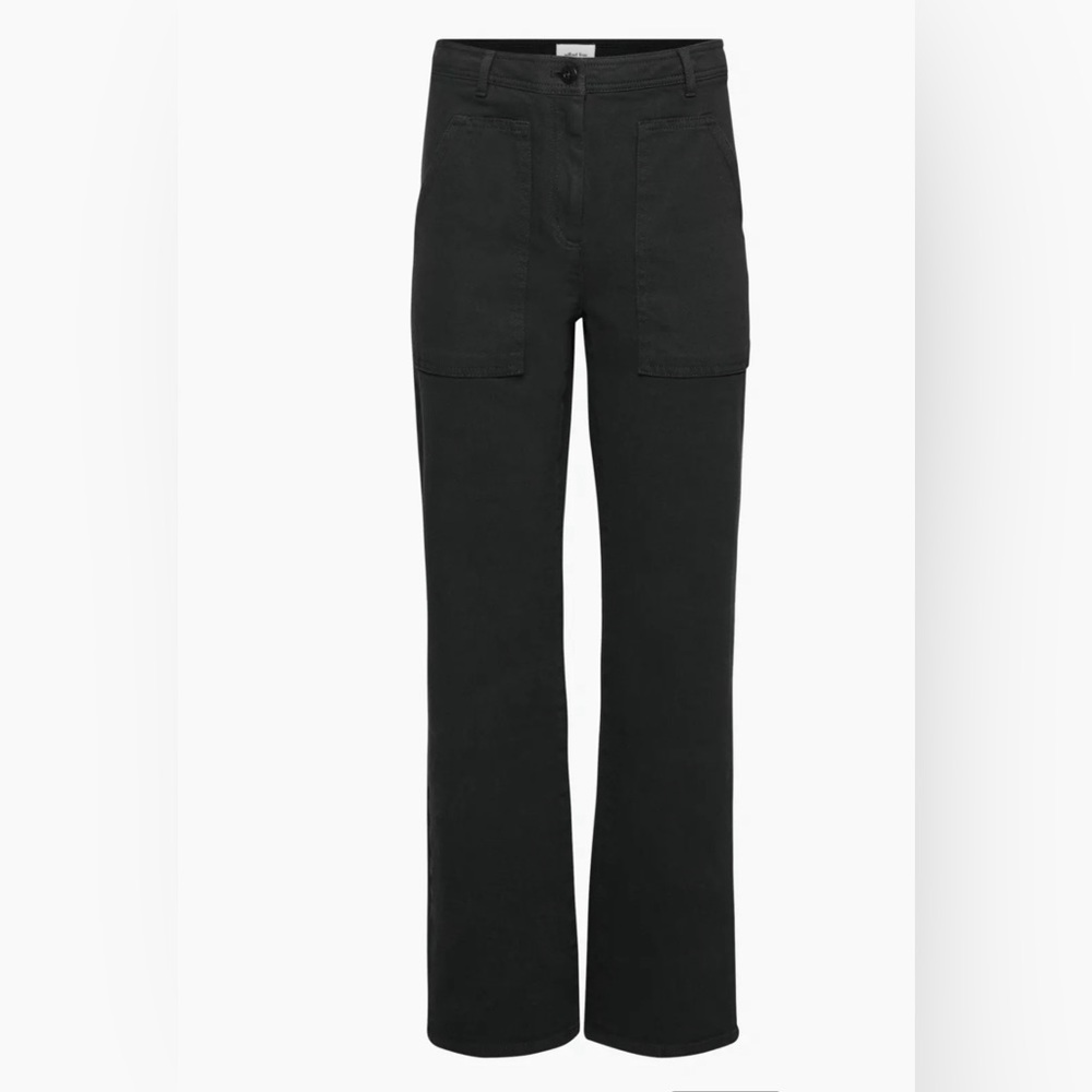 aritzia Wilifred Black cargo modern utility pant size 0